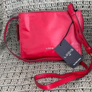 Lodis Vibrant Red Crossbody Bag